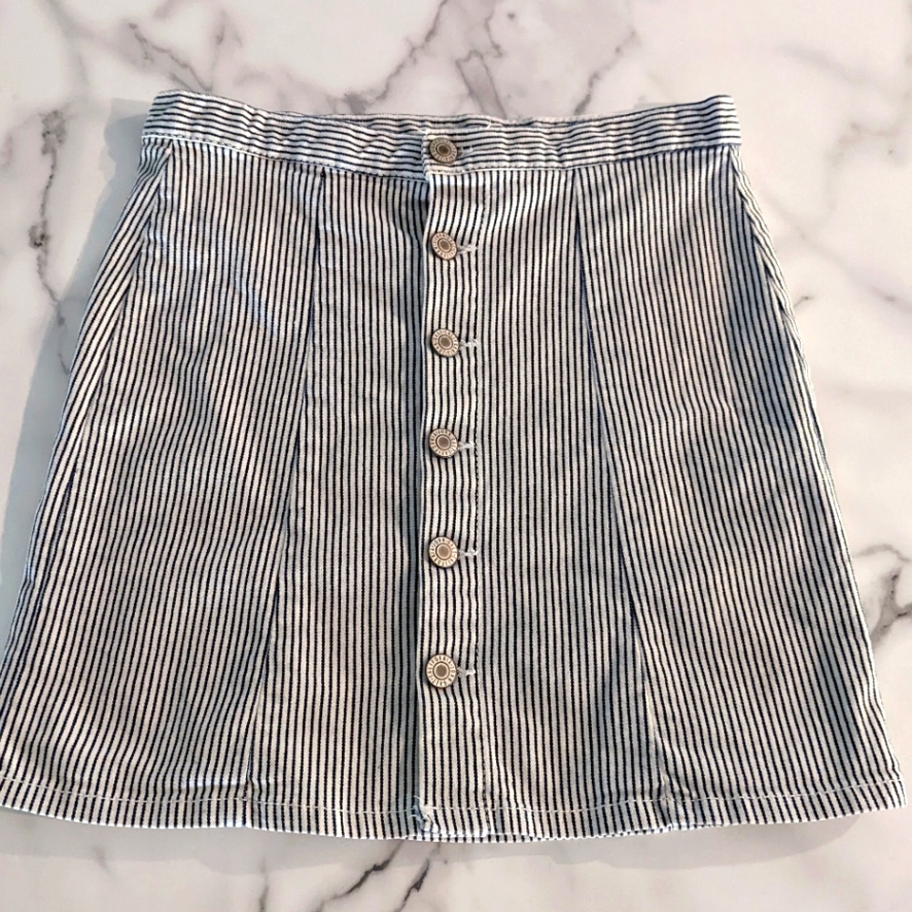 Striped Mini Skirt -SM JOHN GALT